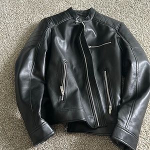 Bershka men’s moto jacket. Faux leather. Never worn. NWOT.
